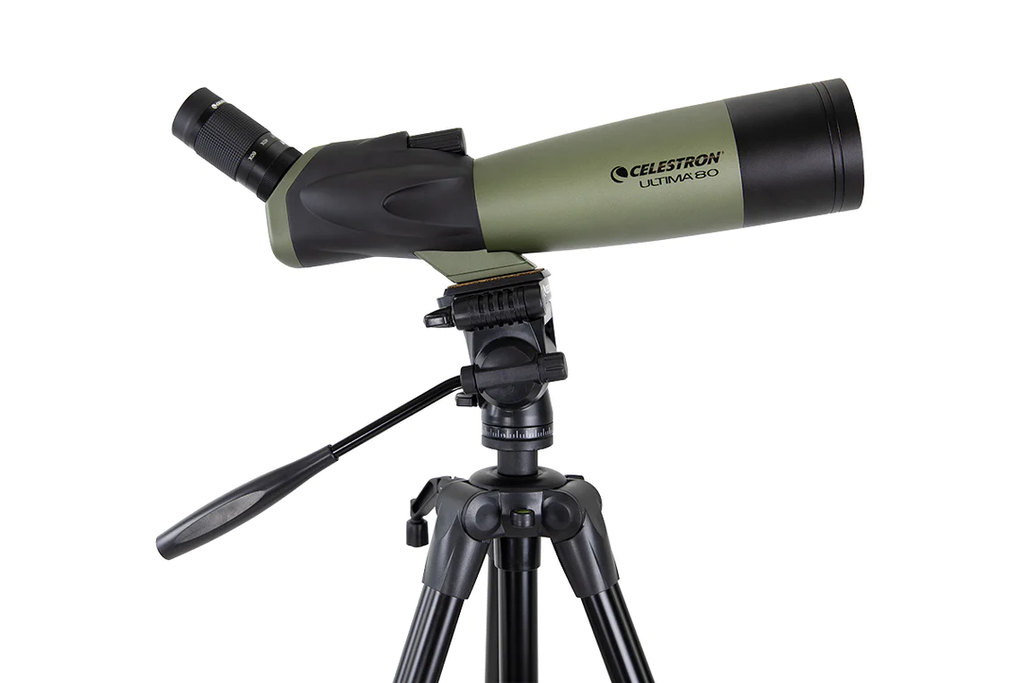 Ultima 60x Zoom Spotting Scope with Panning Tripod