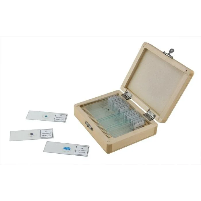 25 Piece Prepared Microscope Slide Kit
