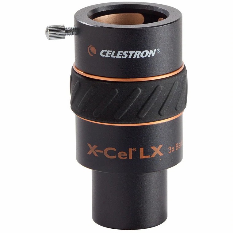 [CEL-93428] Celestron X-Cel LX 3x Barlow Lens - 1.25"