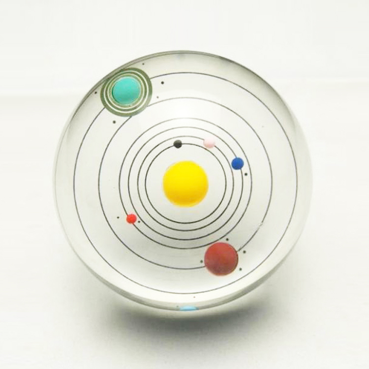 [IKA-604-3] كرة من الكرستال للنظام الشمسي